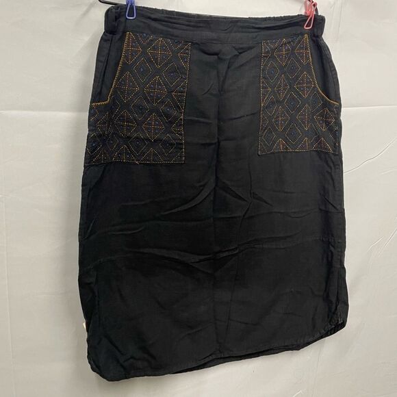 Mata Traders Dresses & Skirts - Mata Traders Black Embroidered Skirt